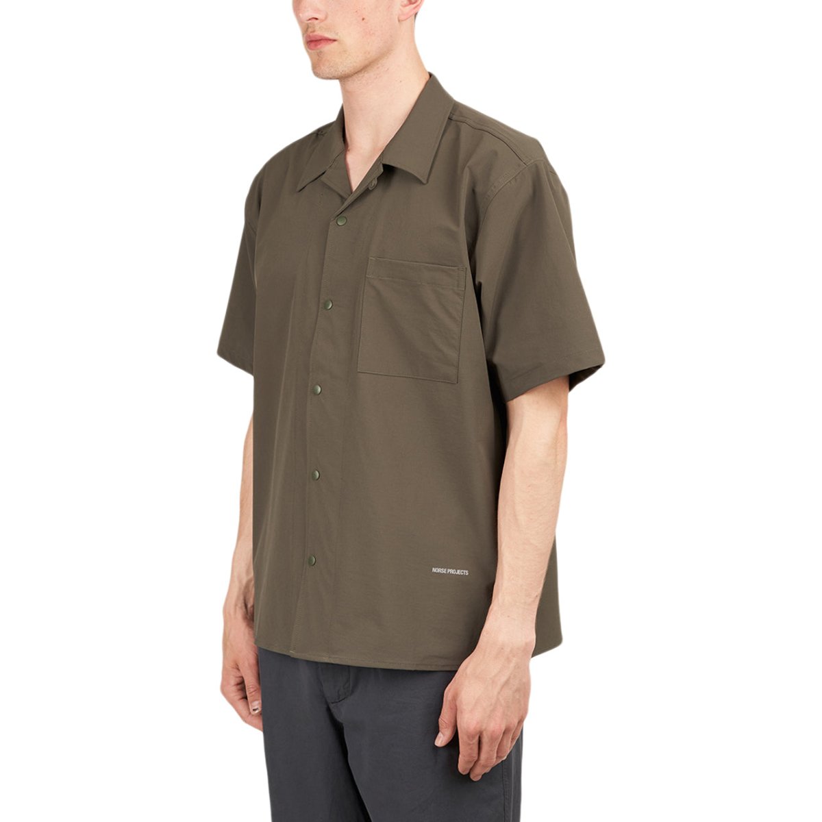 Norse Projects Carsten Travel Solotex Shirt (Oliv)  - Allike Store