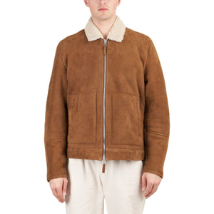 Norse Projects Elliot Shearling Jacket (Camel)  - Allike Store