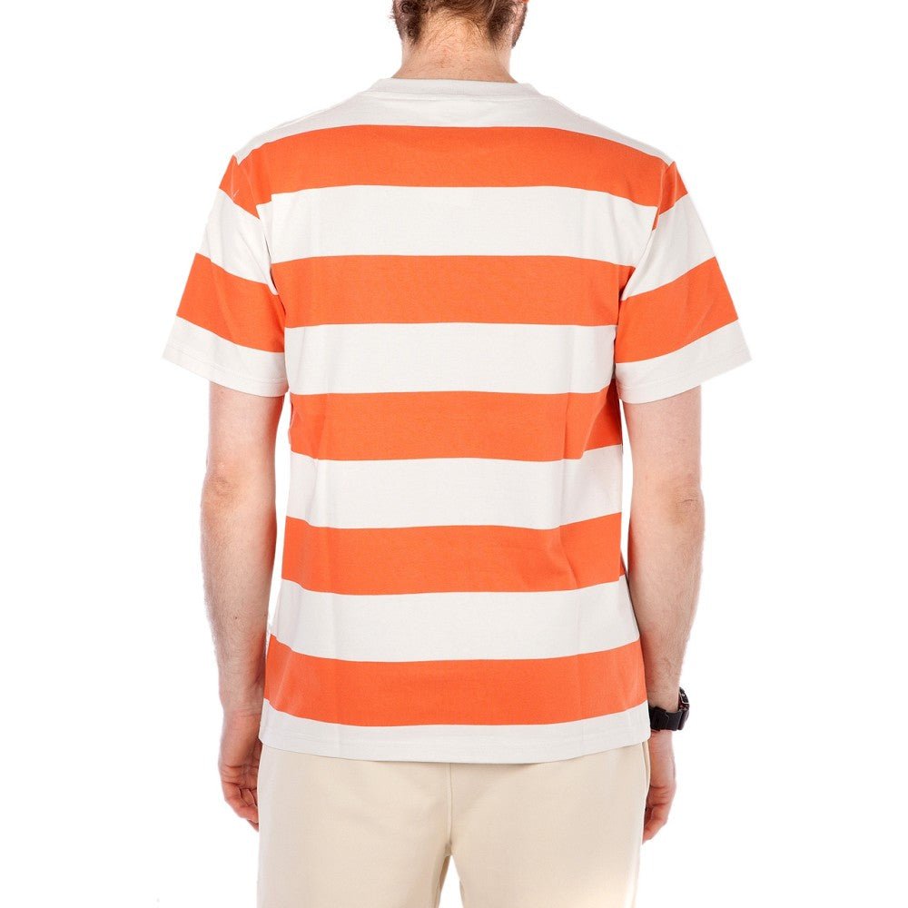 Norse Projects Johannes Wide Stripe (Rot / Hellbeige)  - Allike Store