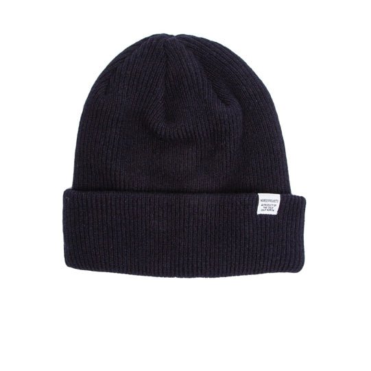 Norse Projects Norse Beanie (Dunkelblau)  - Allike Store