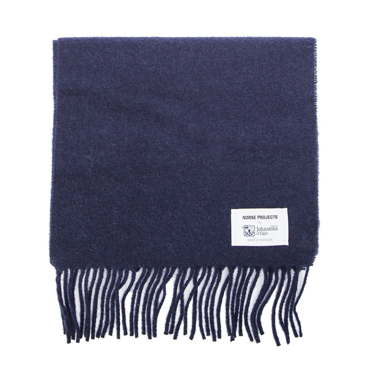 Norse Projects Norse x Johnstons Lambswool Scarf (Navy)  - Allike Store