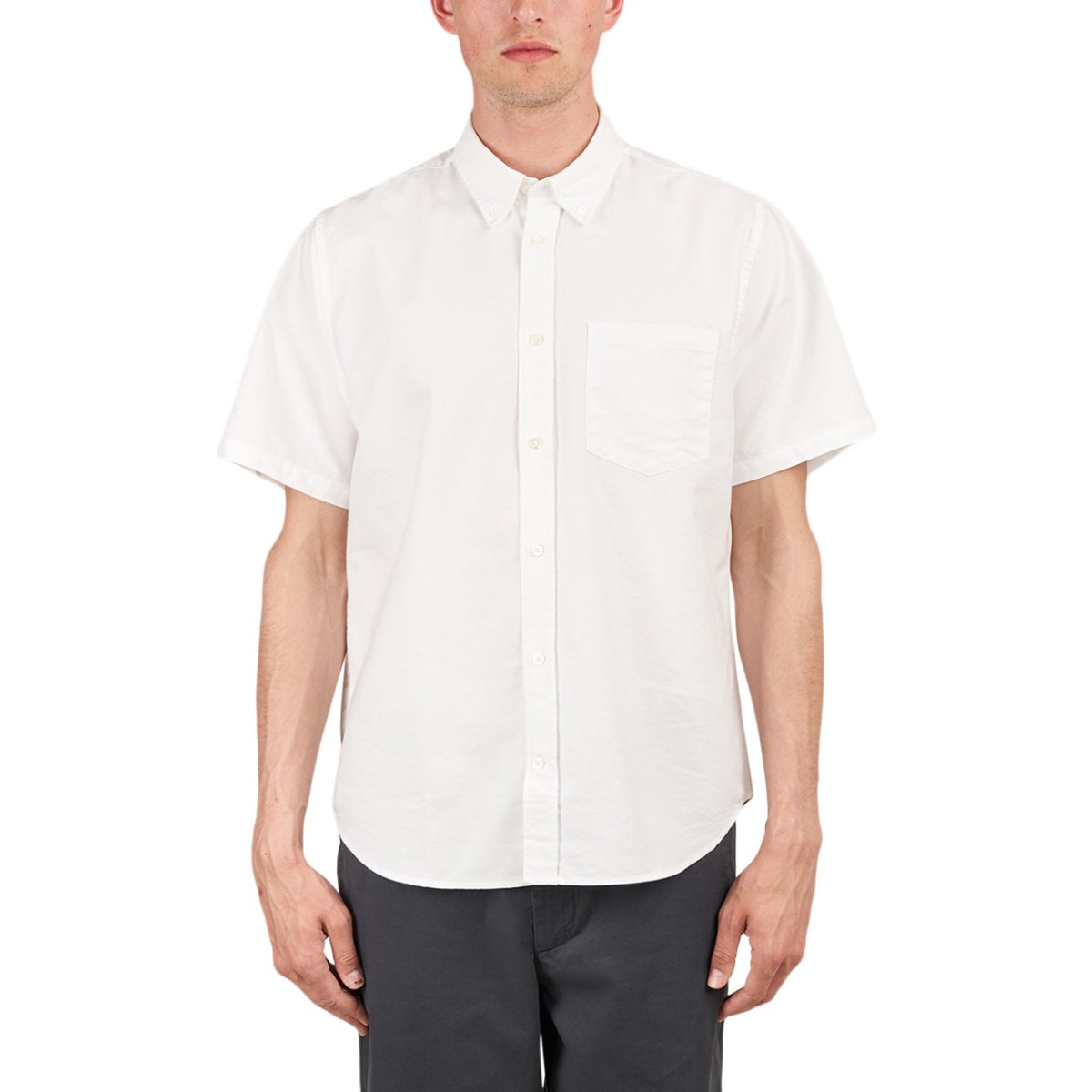 Norse Projects Osvald Oxford SS Shirt (Weiß)  - Allike Store