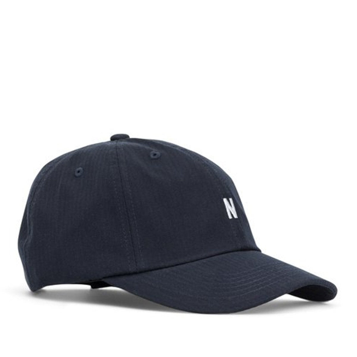Norse Projects Seersucker Sports Cap (Dunkelblau)  - Allike Store