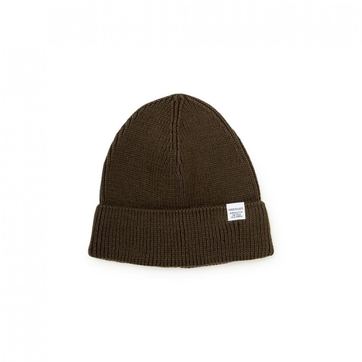 Norse Projects Short Beanie (Olivgrün)  - Allike Store