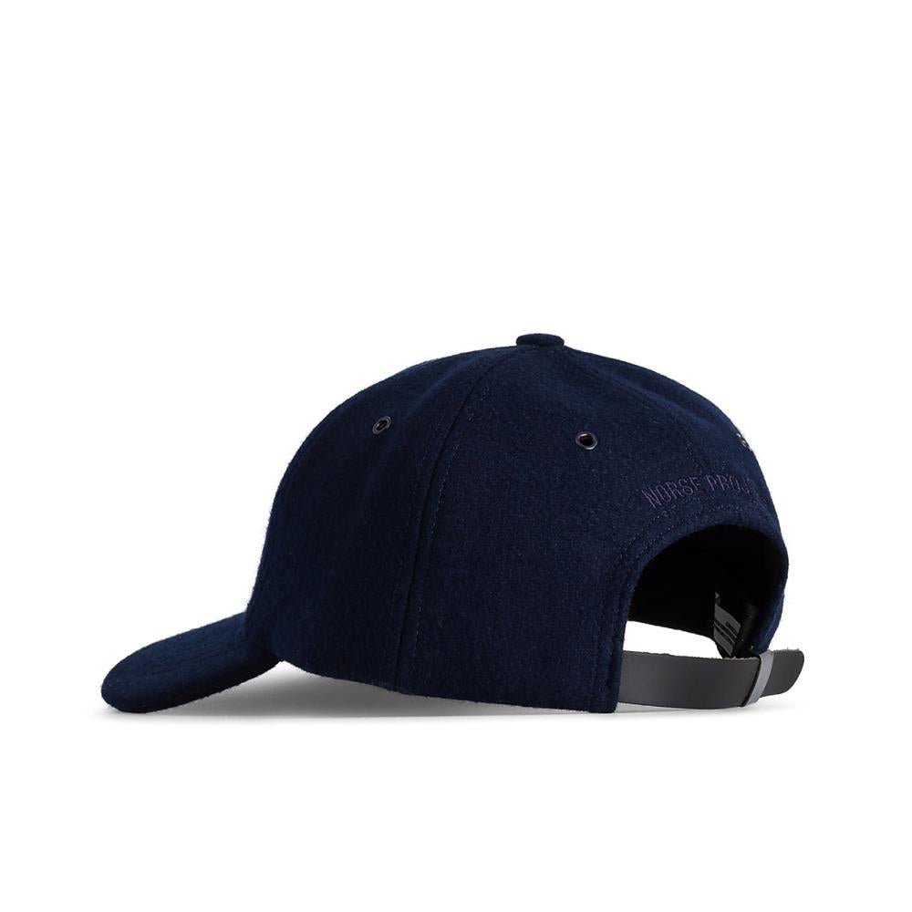 Norse Projects Wool Sports Cap (Navy)  - Allike Store