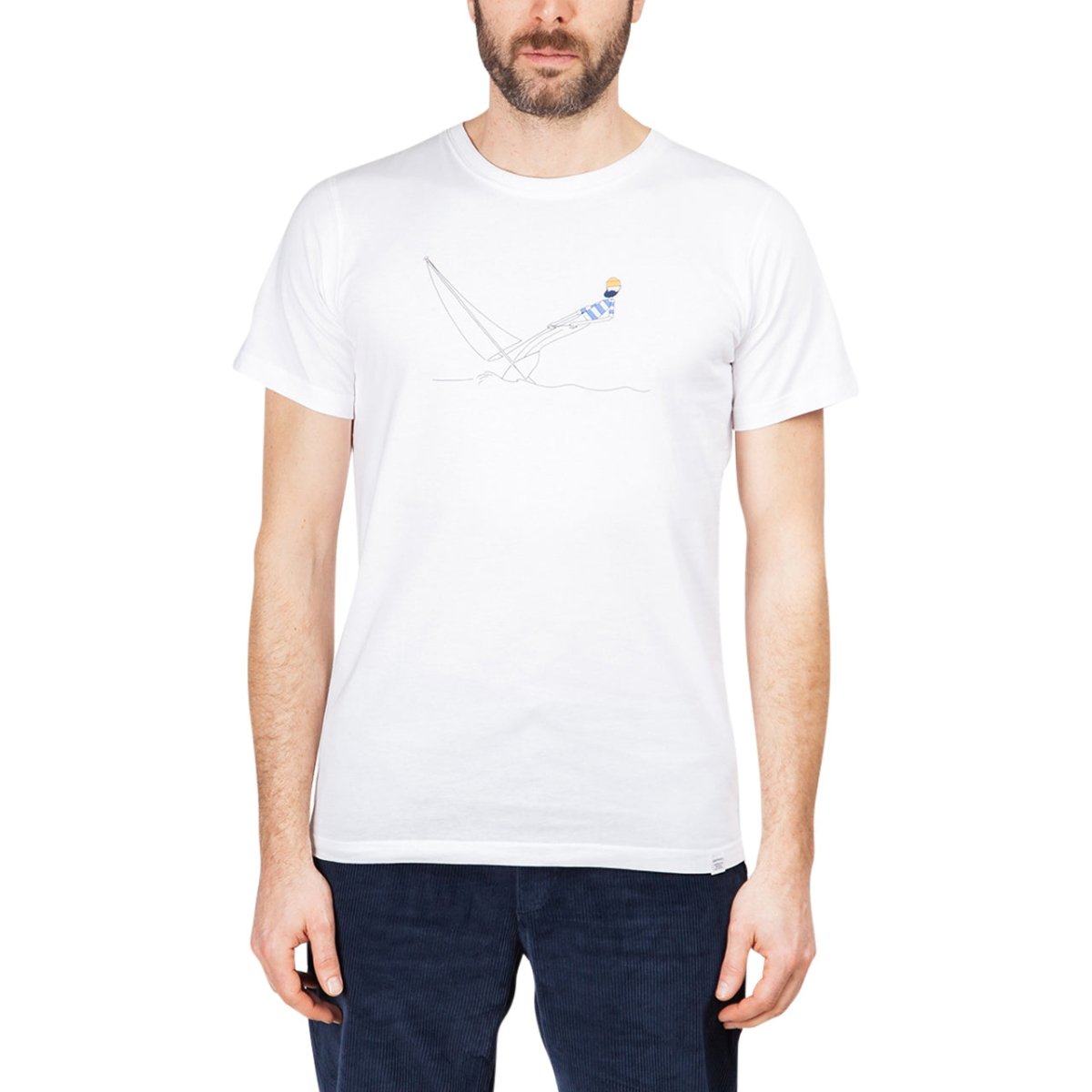Norse Projects x Daniel Frost ''Hanging'' T-Shirt (Weiß)  - Allike Store