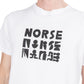 Norse Projects x Geoff McFetridge Niels Logo T-Shirt (Weiß)  - Allike Store