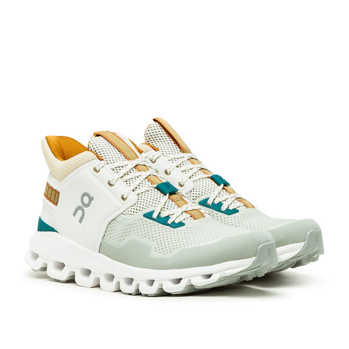 On Cloud Hi Edge (Weiß / Beige / Grün)  - Allike Store