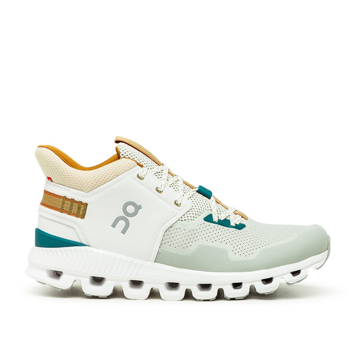 On Cloud Hi Edge (Weiß / Beige / Grün)  - Allike Store