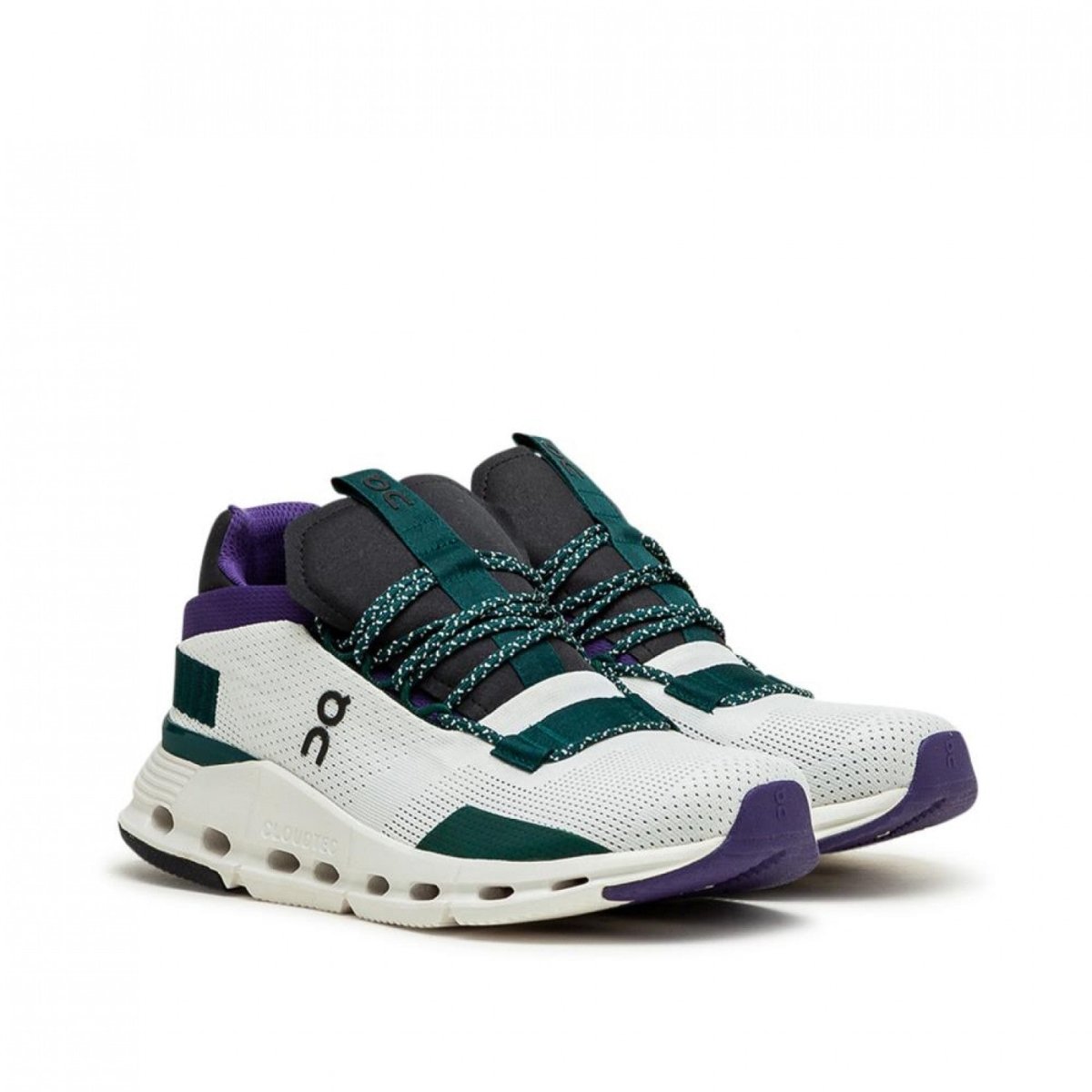 On WMNS Cloudnova (Weiß / Lila / Grün)  - Allike Store