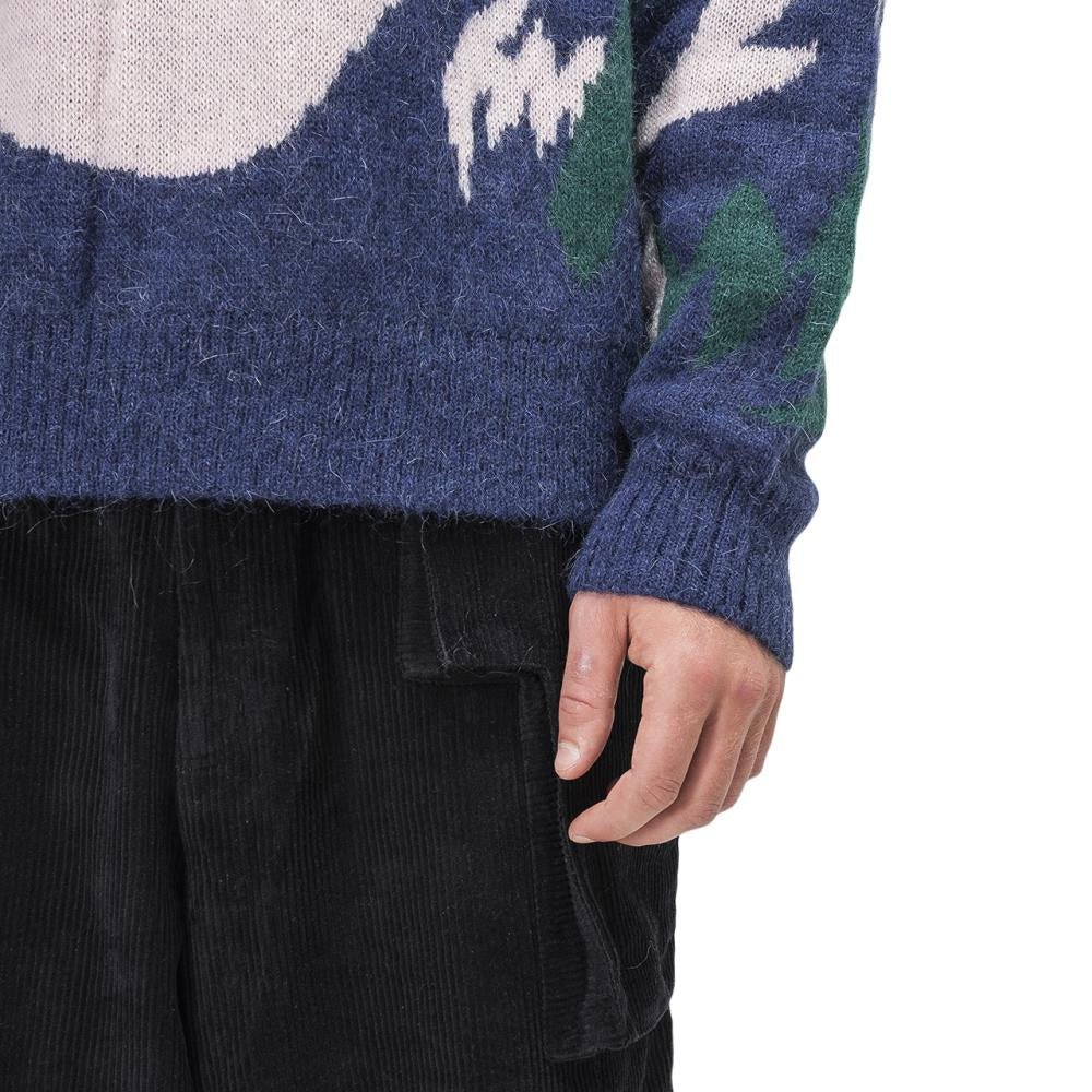 P.A.M. Handmaiden Camo Sweater (Navy)