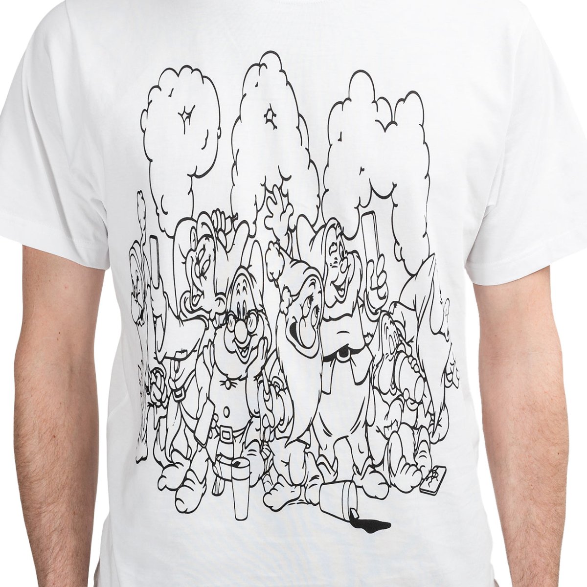 P.A.M. Screen Time SS Tee (Weiß)  - Allike Store