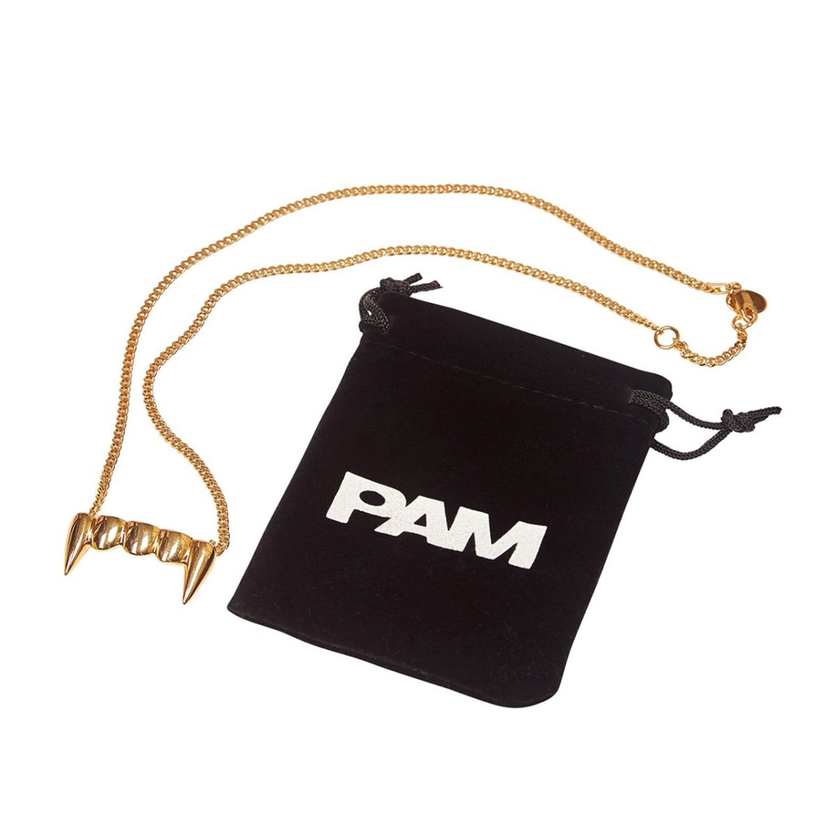 P.A.M. S.Loops Original Fang Necklace (Gold)  - Allike Store