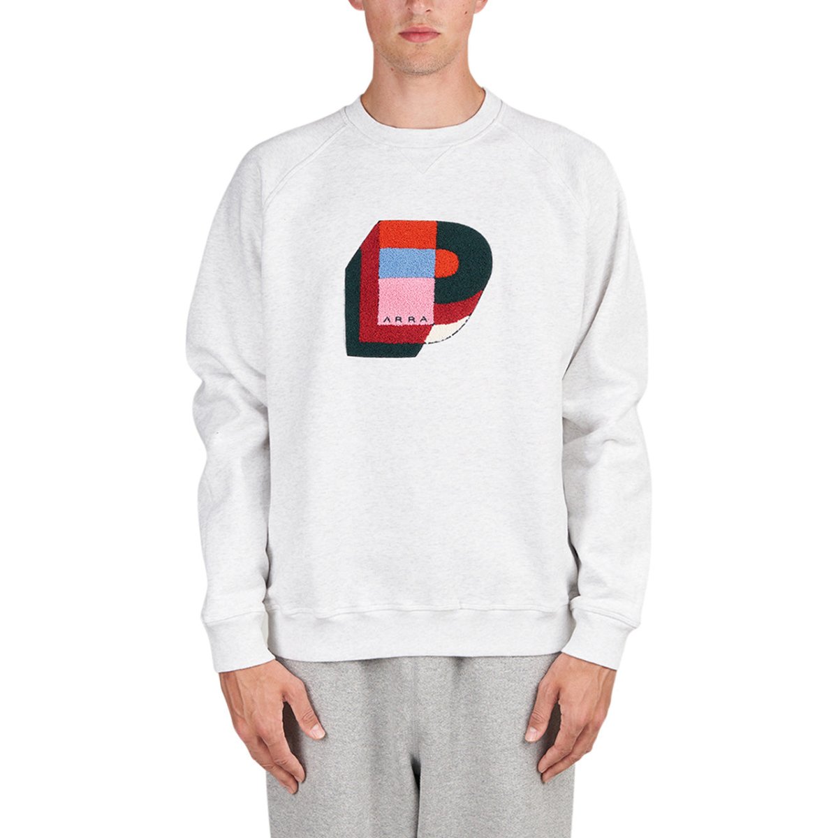 Parra Building Block Logo Crew Neck Sweatshirt (Grau)  - Allike Store