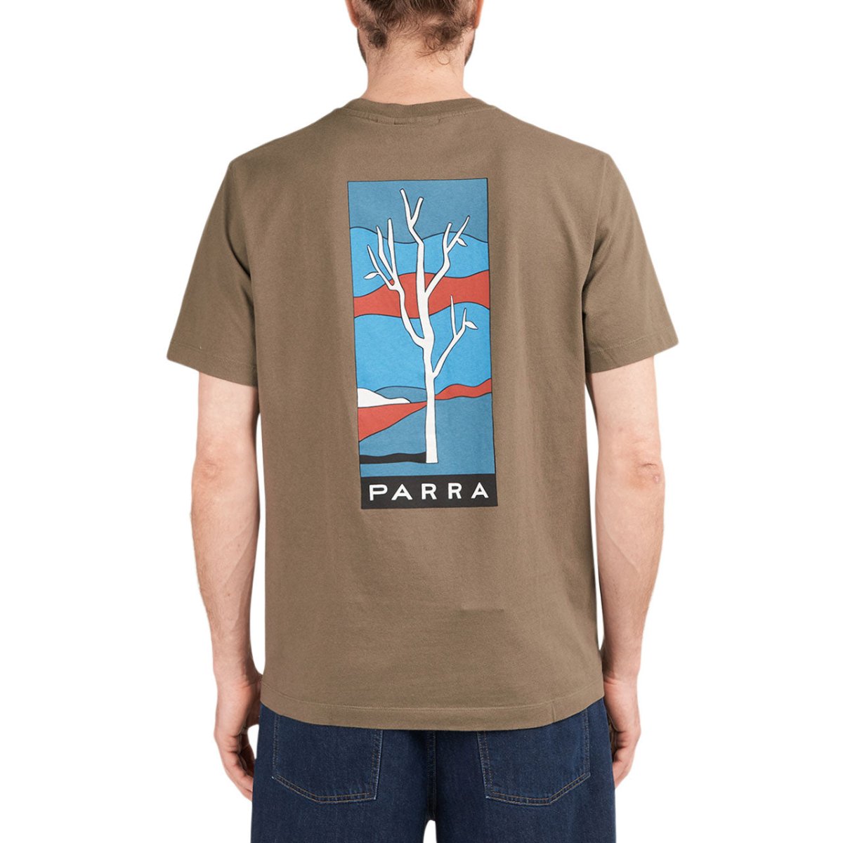 Parra Dead Tree T-Shirt (Oliv)  - Allike Store