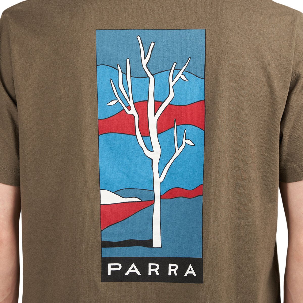 Parra Dead Tree T-Shirt (Oliv)  - Allike Store