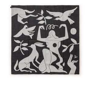 Parra Earth Mother Kitchen Towel 2Pack (Schwarz)  - Allike Store