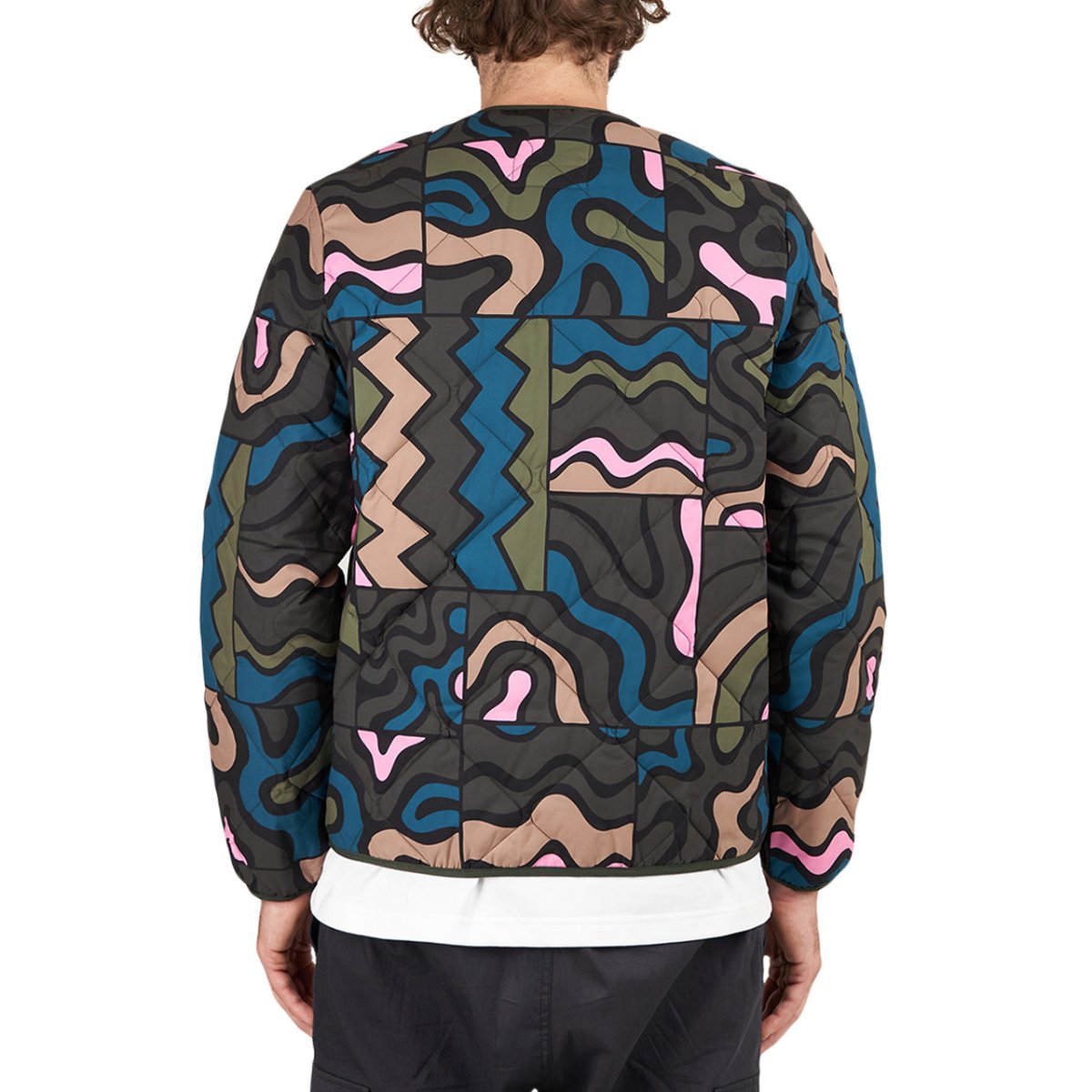 Parra Gem Stone Pattern Quilted Jacket (Multi)  - Allike Store