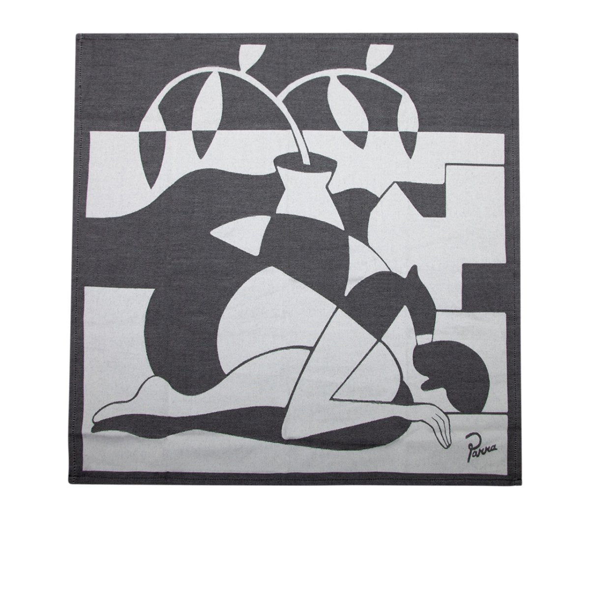 Parra Lost Seeds Kitchen Towel (Schwarz / Weiß)  - Allike Store