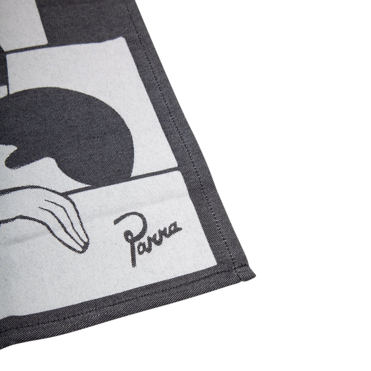 Parra Lost Seeds Kitchen Towel (Schwarz / Weiß)  - Allike Store