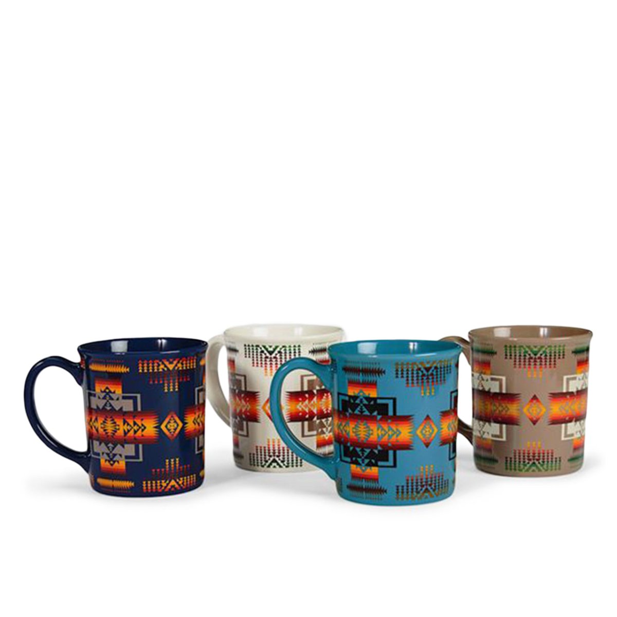 Pendleton 'Chief Joseph' Collectible Ceramic Mug Set (Multi)  - Allike Store