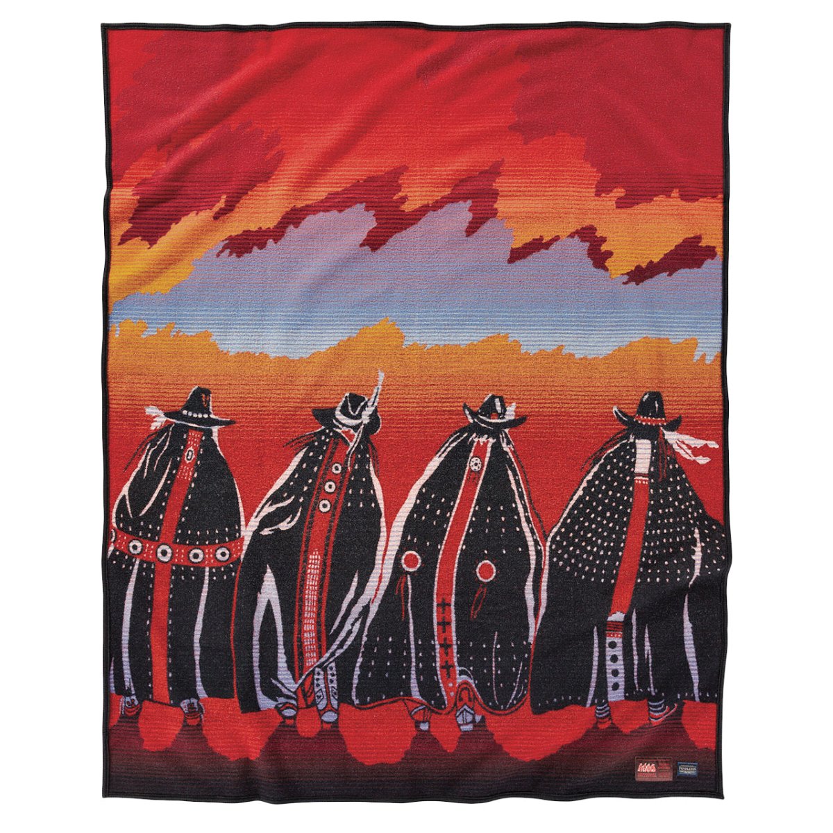 Pendleton Rodeo Sisters Blanket (Rot / Orange)  - Allike Store