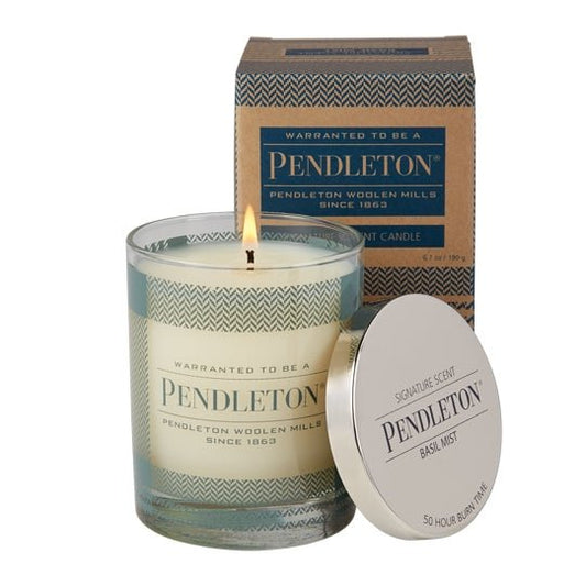Pendleton Signature Candle Shale Blue (Basil Mist)  - Allike Store