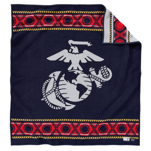 Pendleton The Few, The Proud Blanket (Navy)  - Allike Store