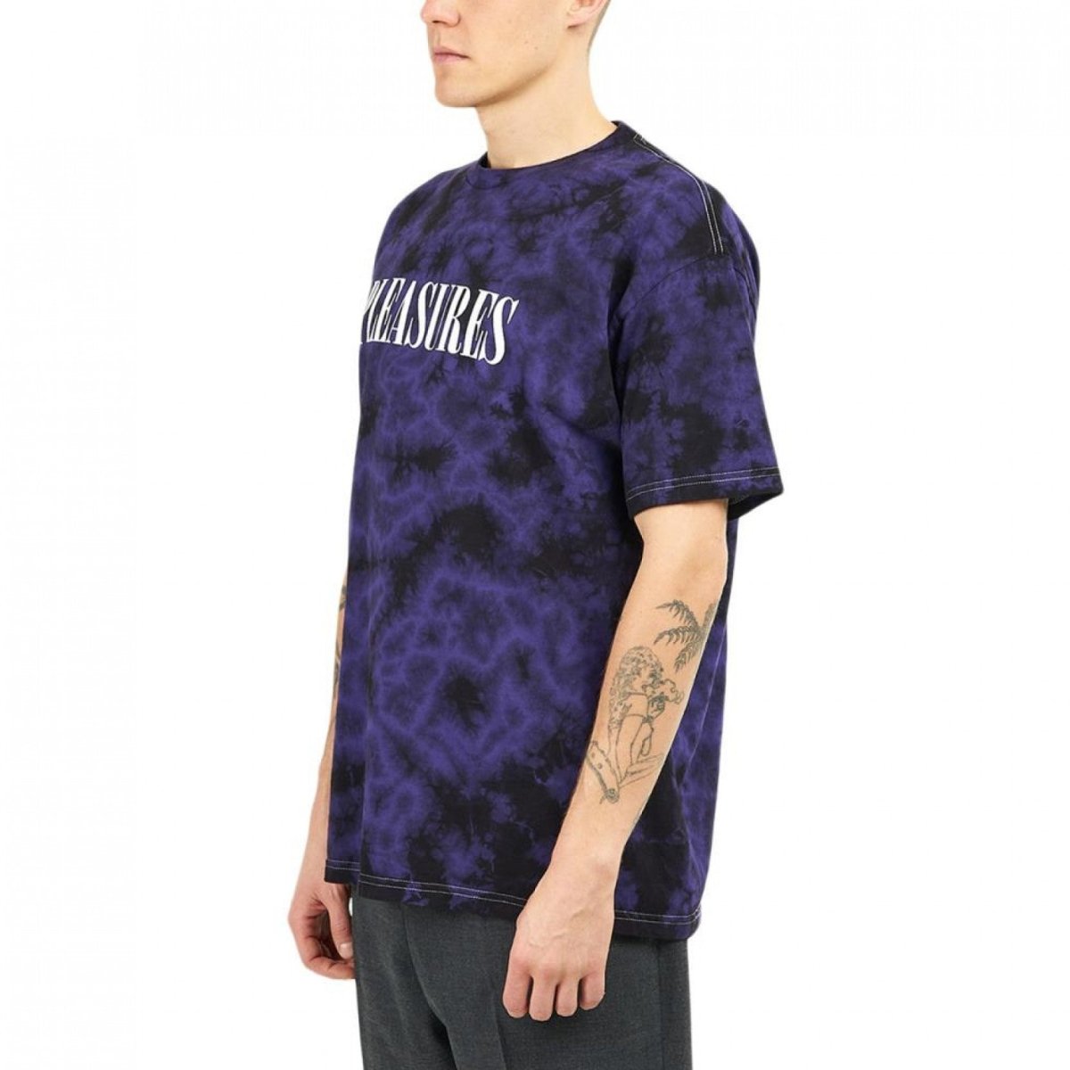 Pleasures Aroma Crystal Dye T-Shirt (Lila / Schwarz)  - Allike Store