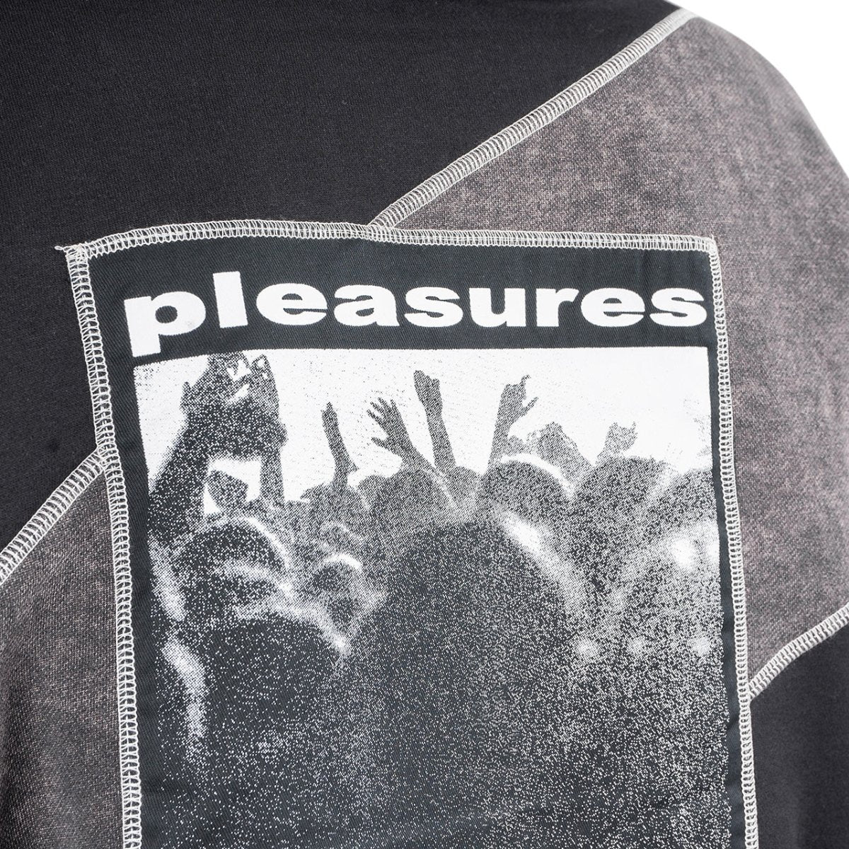 Pleasures Collapse Hoodie (Schwarz)  - Allike Store