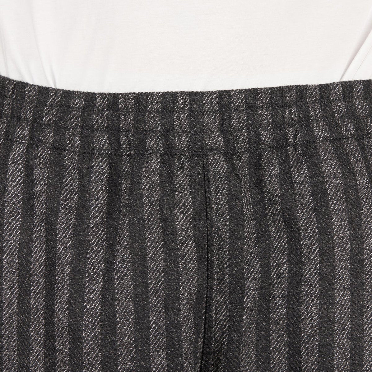 Pleasures Control Striped Easy Pants (Schwarz)  - Allike Store