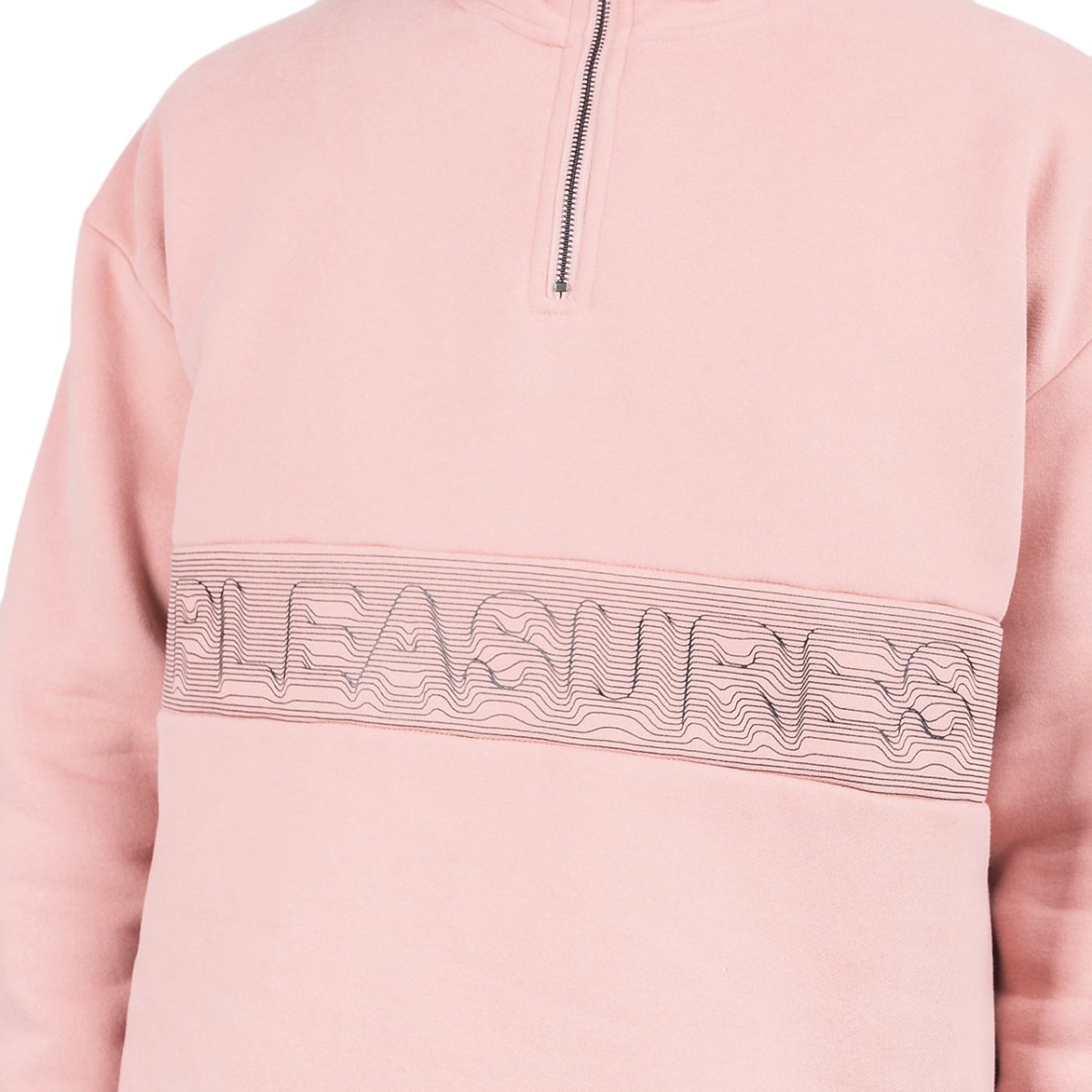 Pleasures Decline Quarter Zip Pullover (Rosa)  - Allike Store