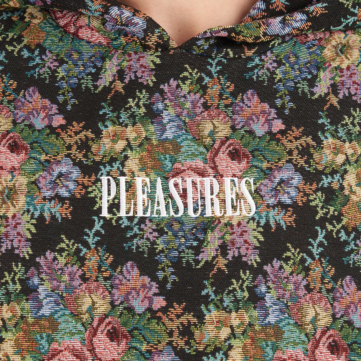 Pleasures Destiny Woven Hoodie (Schwarz / Multi)  - Allike Store