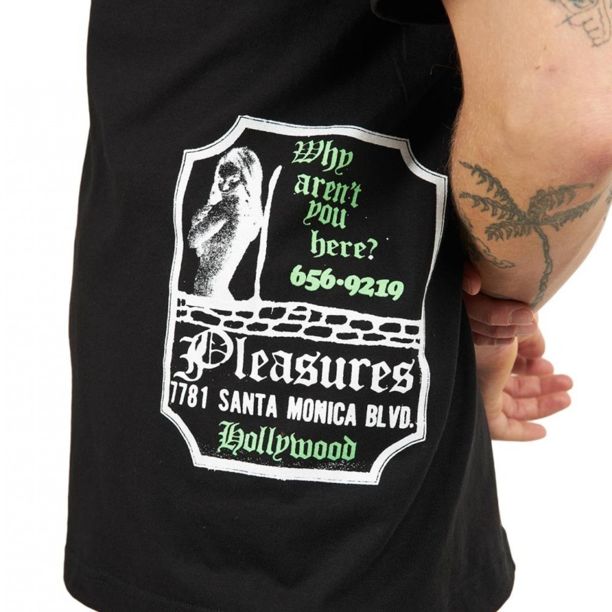 Pleasures Free Life T-Shirt (Schwarz)  - Allike Store