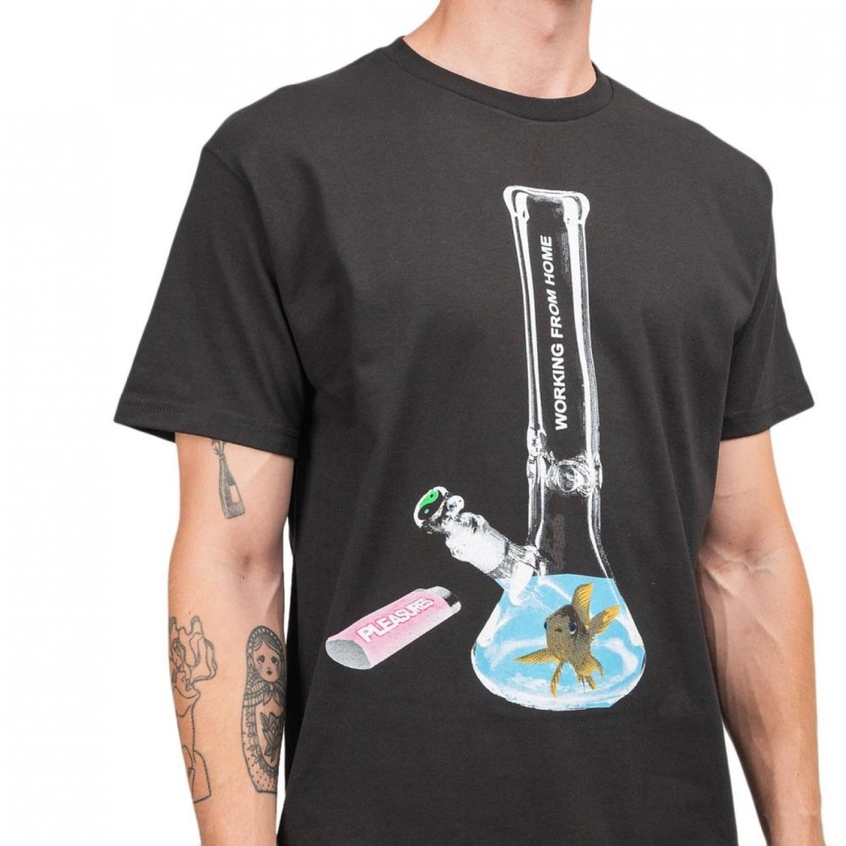 Pleasures Glass T-Shirt (Schwarz)  - Allike Store