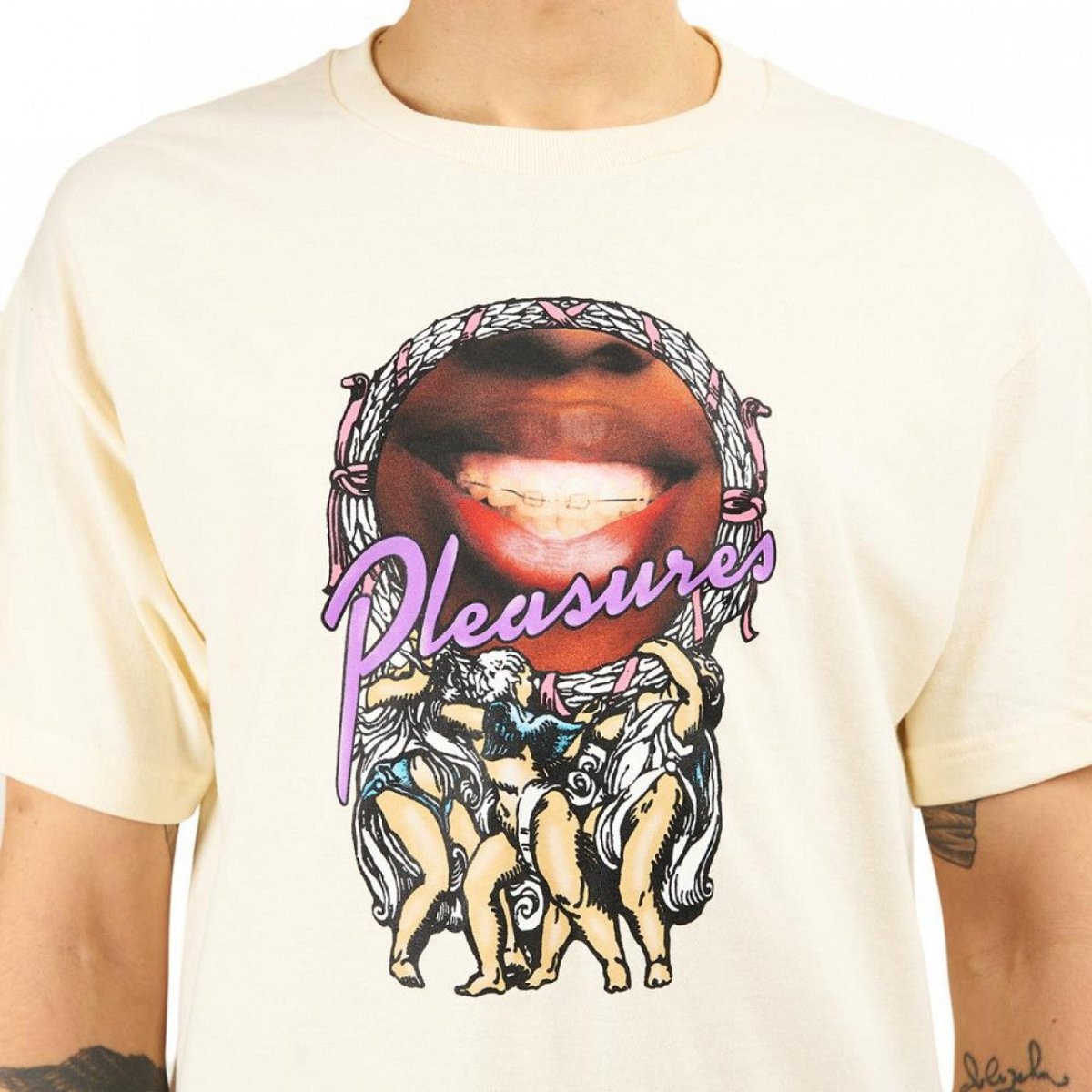 Pleasures Goddess T-Shirt (Creme)  - Allike Store