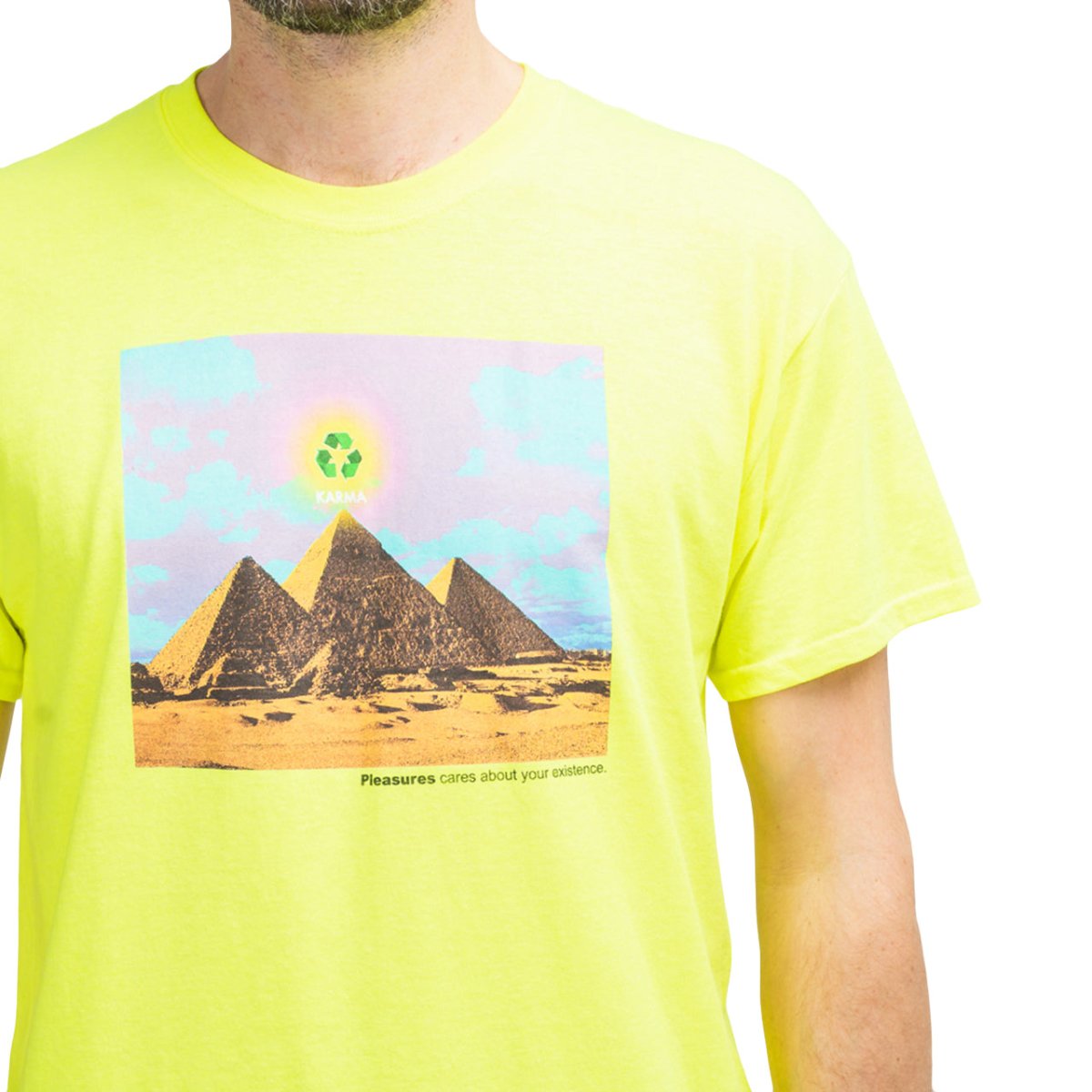 Pleasures Karma T-Shirt (Neongelb)  - Allike Store