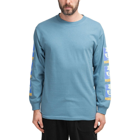 Pleasures Loco Longsleeve (Blau)  - Allike Store
