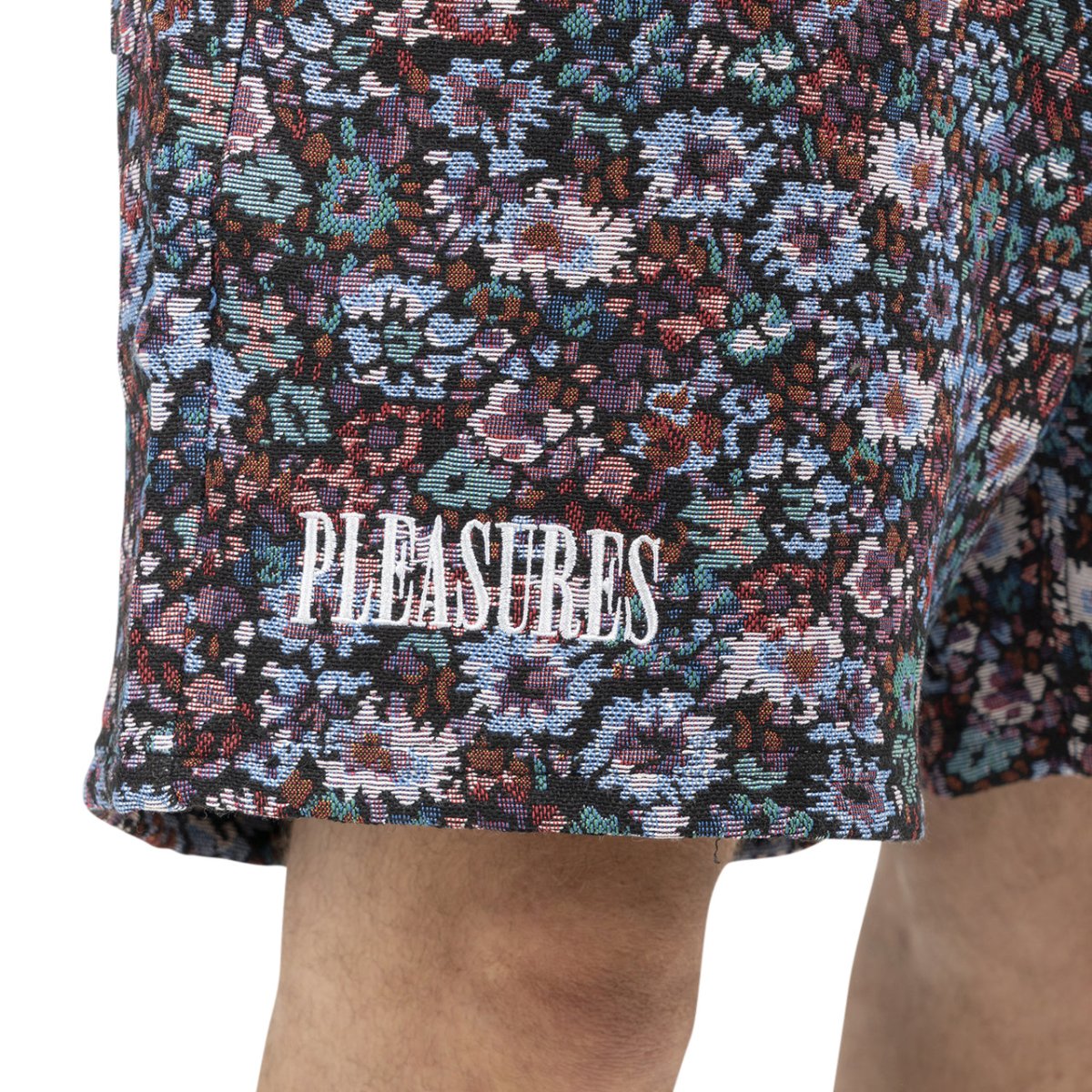 Pleasures Quitter Floral Shorts (Schwarz)  - Allike Store