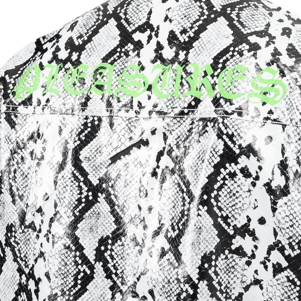 Pleasures Rail Snakeskin Work Jacket (Weiß)  - Allike Store