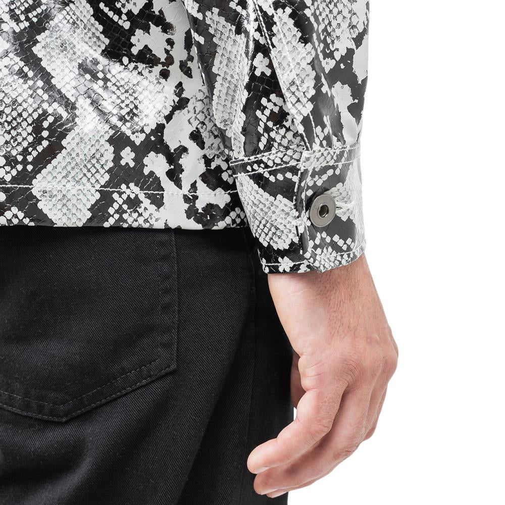 Pleasures Rail Snakeskin Work Jacket (Weiß)  - Allike Store