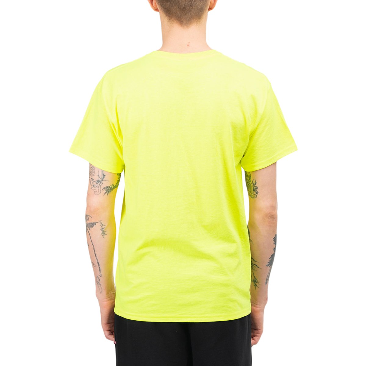 Pleasures Razor Logo T-Shirt (Neon Gelb)  - Allike Store