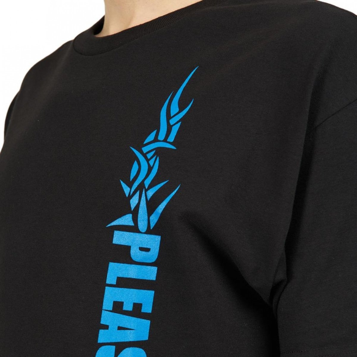 Pleasures Razor Logo T-Shirt (Schwarz)  - Allike Store