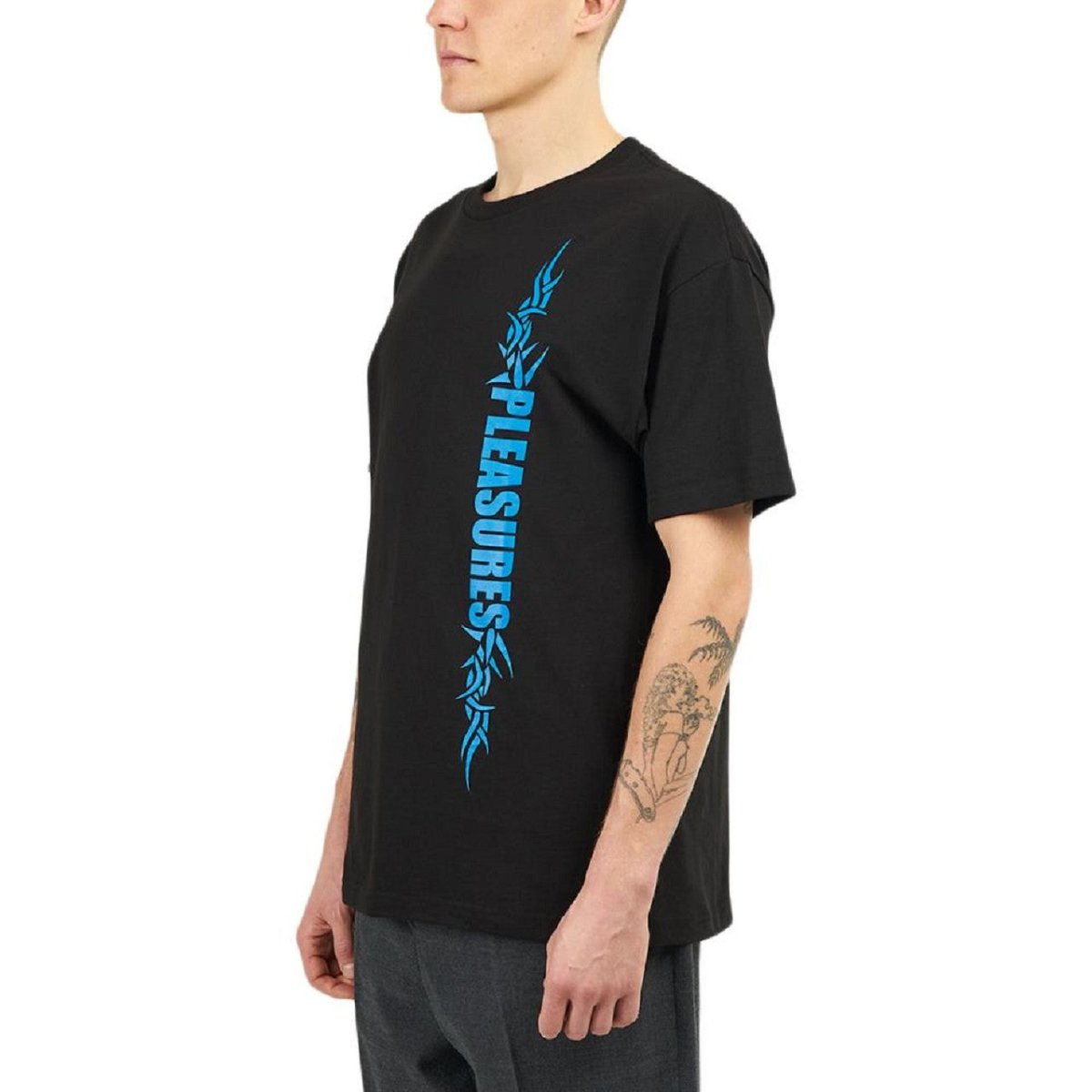 Pleasures Razor Logo T-Shirt (Schwarz)  - Allike Store