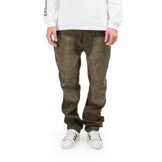Pleasures Simulation Double Knee Pant (Olive)  - Allike Store