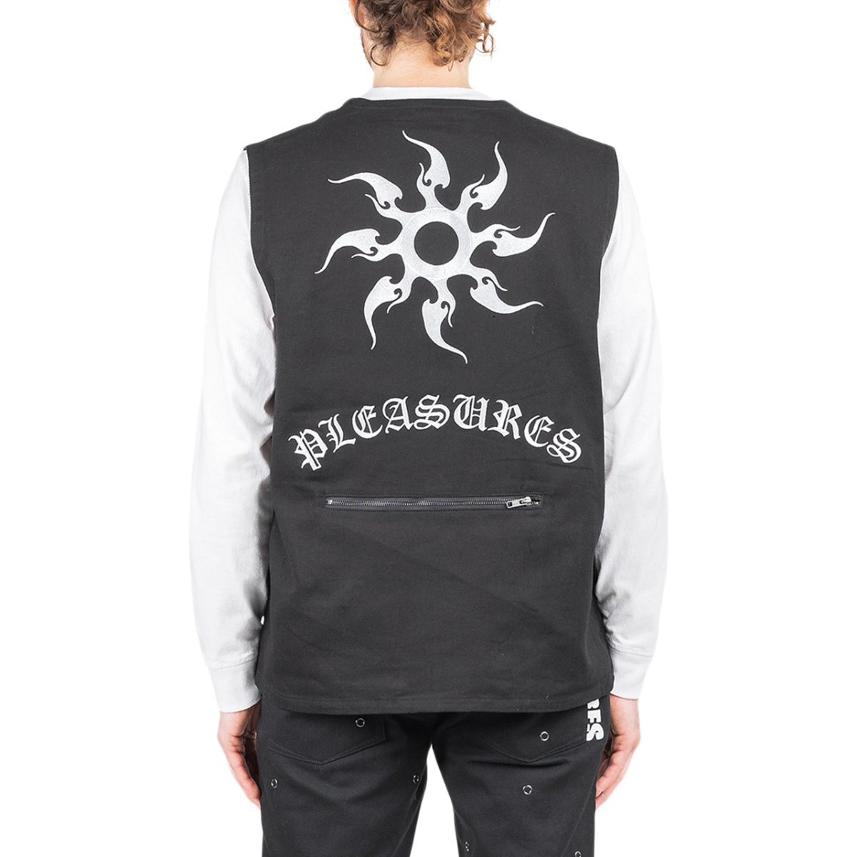 Blackcraft hooded denim sales vest