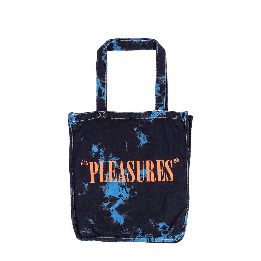 Pleasures Wavy Tote Bag (Schwarz / Orange)  - Allike Store