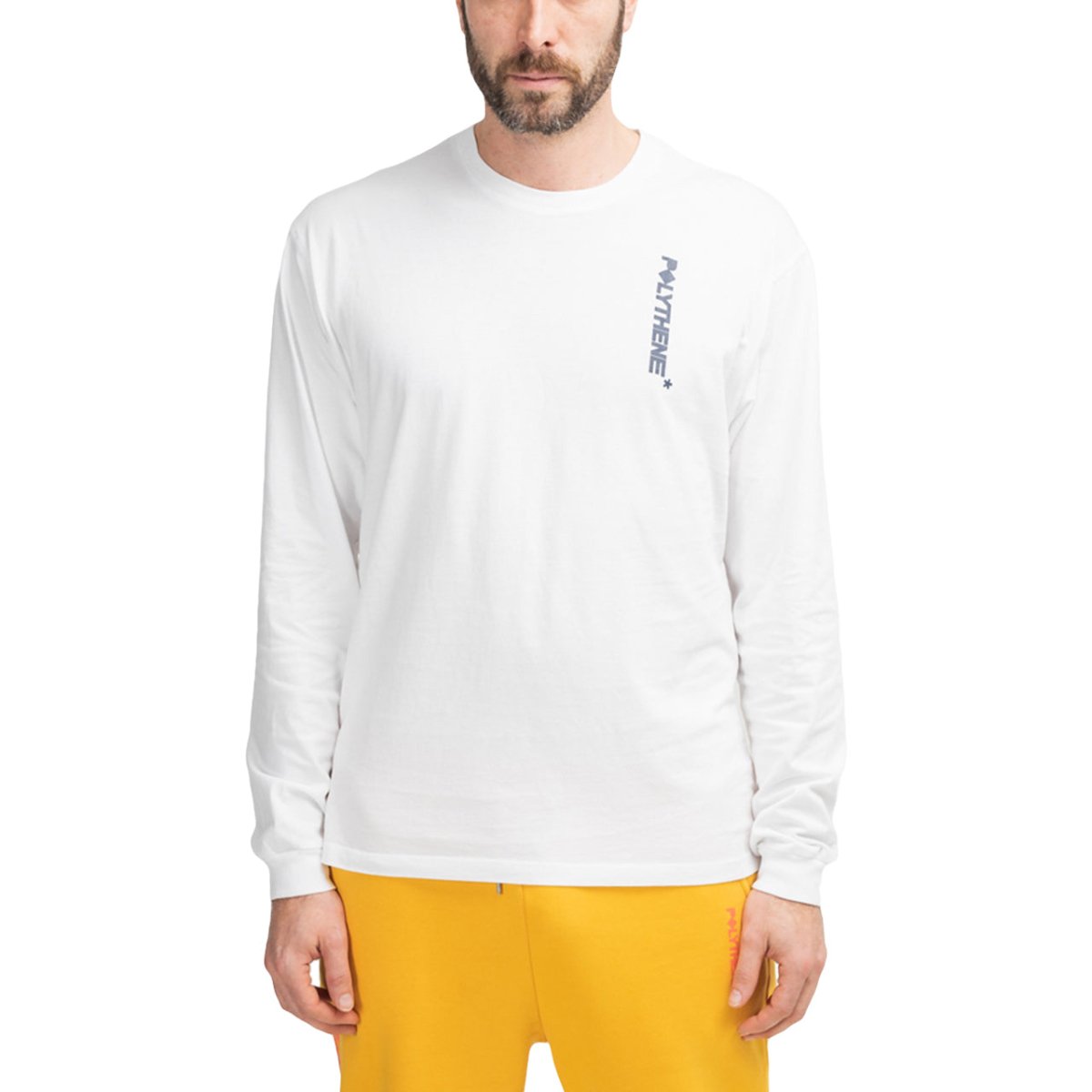 Polythene* Optics Jersey Longsleeve (Weiß / Blau)  - Allike Store