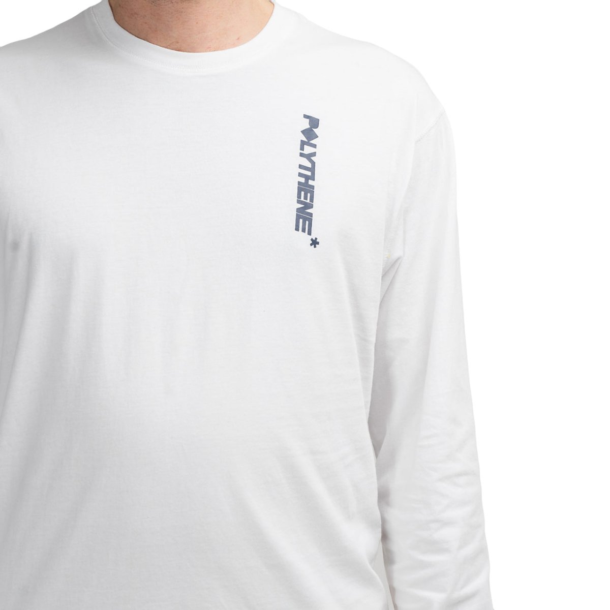 Polythene* Optics Jersey Longsleeve (Weiß / Blau)  - Allike Store
