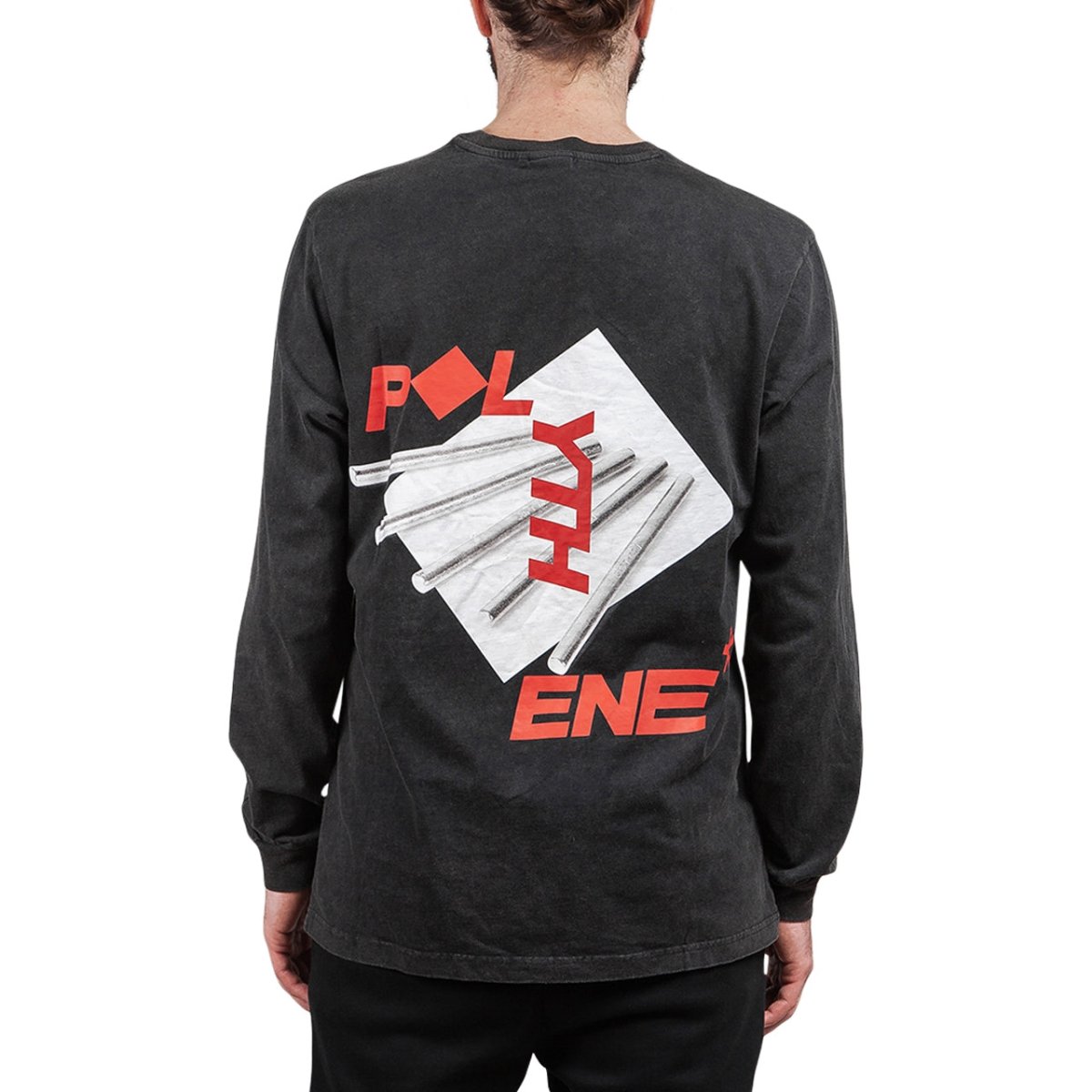 Polythene* Optics Metal Rod Long Sleeve T-Shirt (Schwarz)  - Allike Store